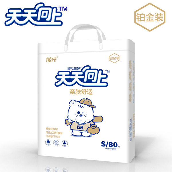 優(yōu)仔天天向上親膚舒適紙尿褲S80