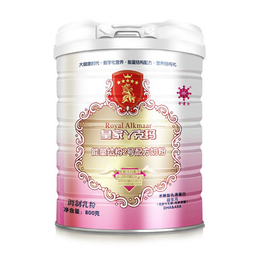 皇家丫克瑪能量結(jié)構(gòu)2號牛奶粉800克