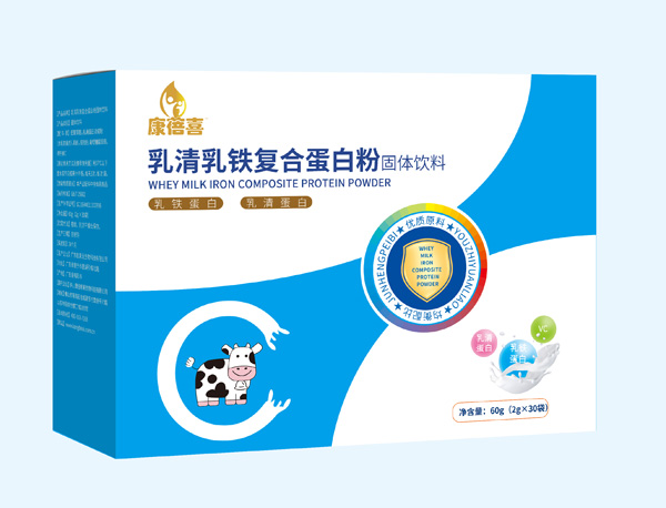 康蓓喜乳清乳鐵復合蛋白粉側面