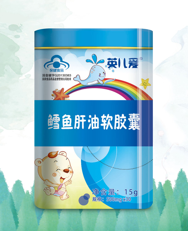 英兒愛(ài)鱈魚肝油軟膠囊