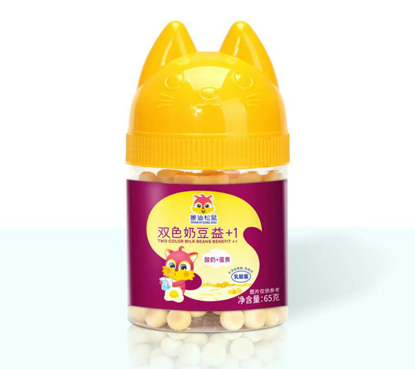 善迪松鼠雙色奶豆益+1(酸奶+蛋黃)