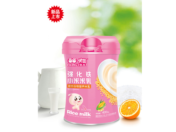 伴茁強(qiáng)化鐵小米米乳-混合谷物營養(yǎng)米乳400g
