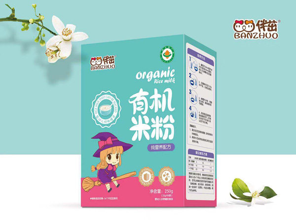 伴茁有機(jī)米粉-純營(yíng)養(yǎng)配方盒裝