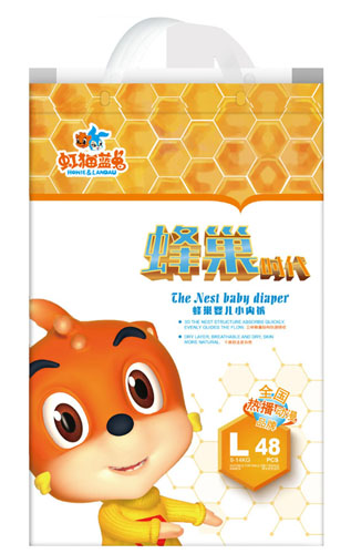 虹貓藍(lán)兔蜂巢嬰兒小內(nèi)褲L48