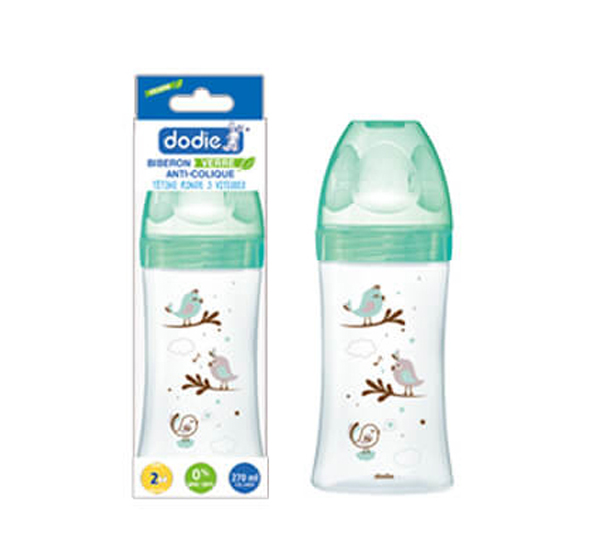 Dodie原創(chuàng)三流速寬口徑玻璃奶瓶270ml