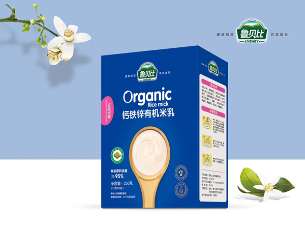 魯貝比鈣鐵鋅有機(jī)米乳盒裝