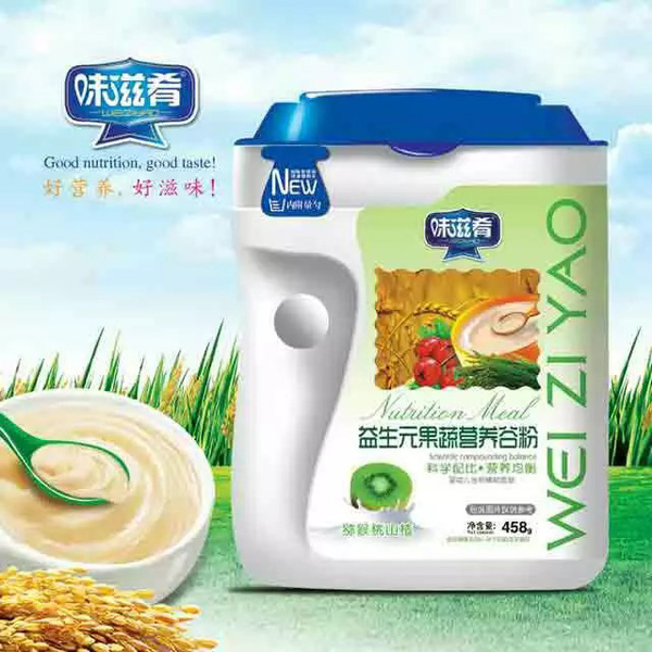 味滋肴益生元果蔬營(yíng)養(yǎng)谷粉-獼猴桃山楂 聽裝