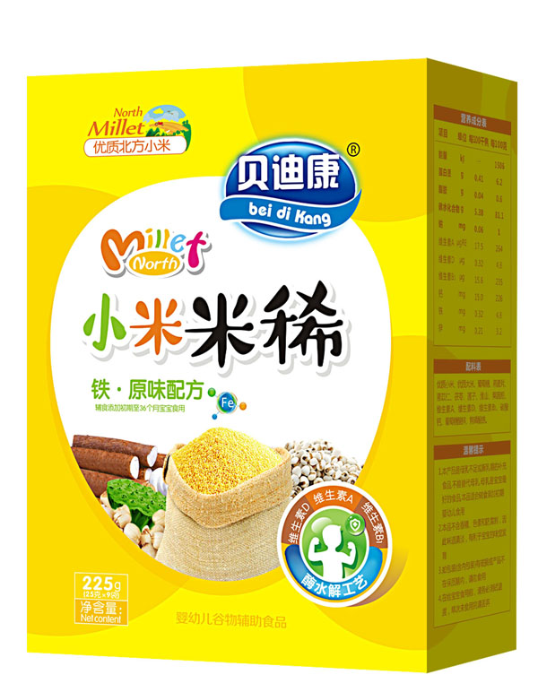 貝迪康小米米稀-鐵·原味配方 盒裝