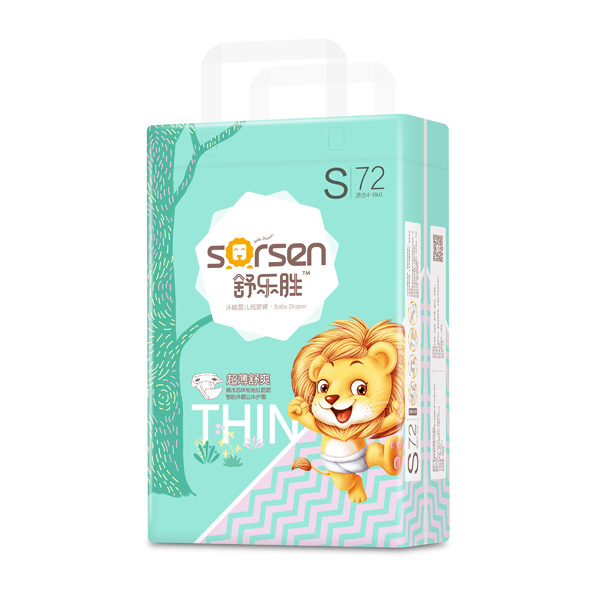舒樂(lè)勝環(huán)腰嬰兒紙尿褲大包S72