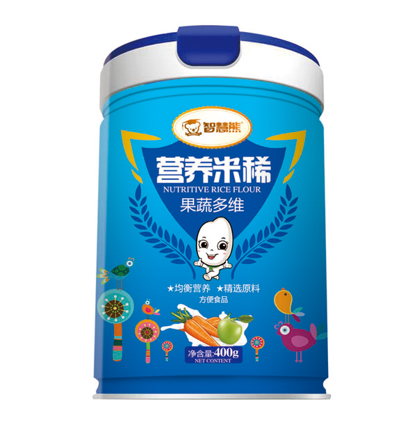 智慧熊營養(yǎng)米稀-果蔬多維 聽裝