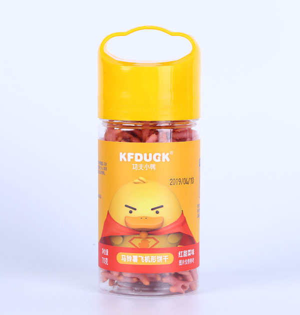 功夫小鴨馬鈴薯飛機形餅干-紅甜菜味.jpg