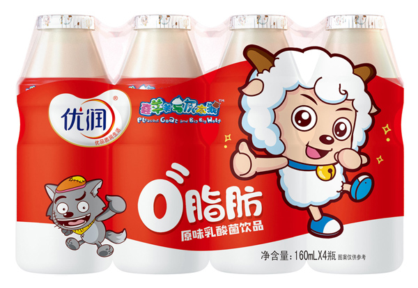 優(yōu)潤(rùn)原味乳酸菌飲品 100ml組裝
