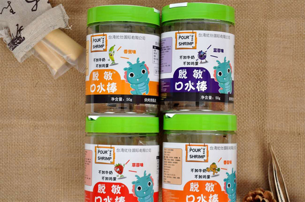 倒走蝦脫敏口水棒系列