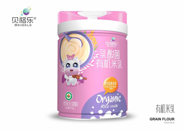 貝格樂乳酸菌有機(jī)米乳-鈣鐵鋅 聽裝