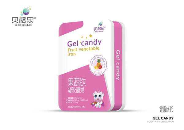貝格樂(lè)果蔬鐵凝膠糖果