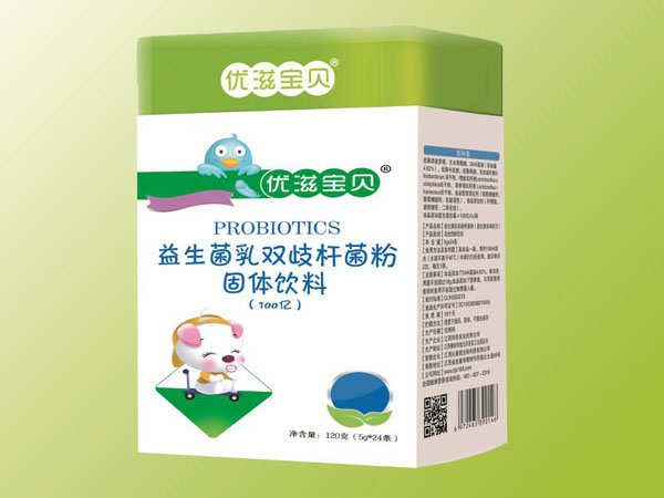 優(yōu)滋寶貝益生菌乳雙歧桿菌粉鐵聽120g