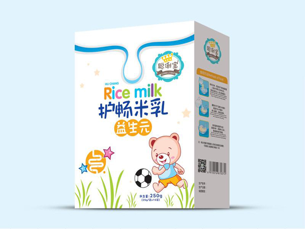 聰俐寶益生元護暢米乳 盒裝