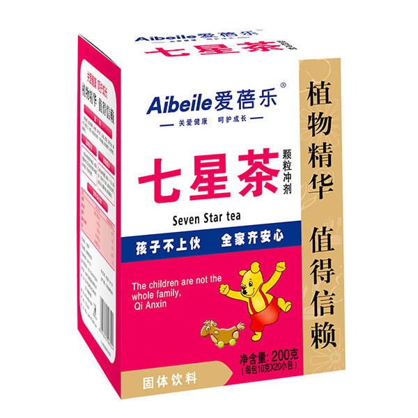 愛(ài)蓓樂(lè)七星茶顆粒沖劑200g