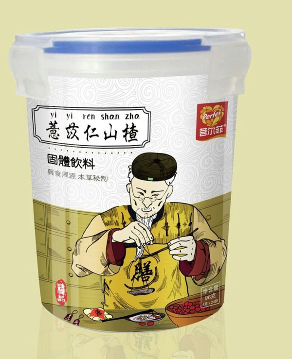 菩爾菲薏苡仁山楂固體飲料