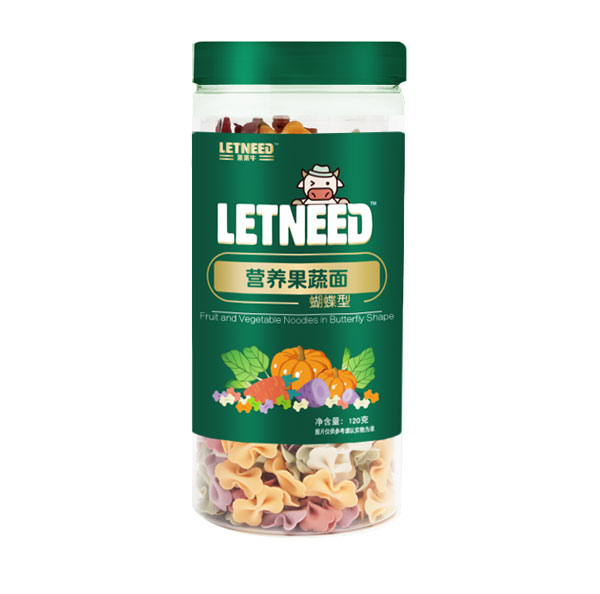 萊萊牛營養(yǎng)果蔬面蝴蝶型