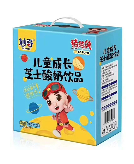 豬豬俠兒童成長芝士酸奶飲品