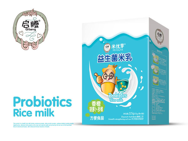 米優(yōu)芽益生菌米乳-香橙胡蘿卜多維盒裝