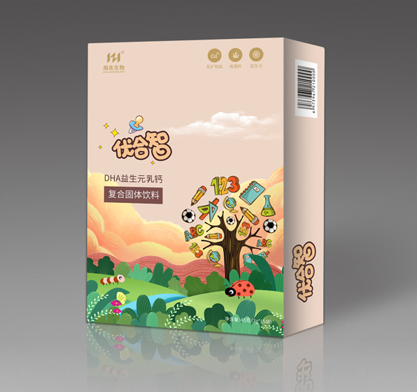 優(yōu)合智DHA益生元高鈣復合固體飲料