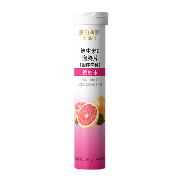 湯伯典膳維生素C泡騰片-西柚味