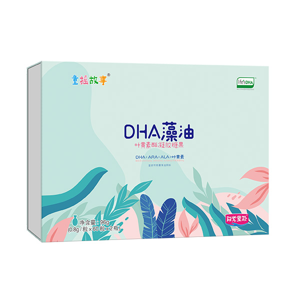 童搖故事DHA藻油葉黃素酯凝膠糖果96g