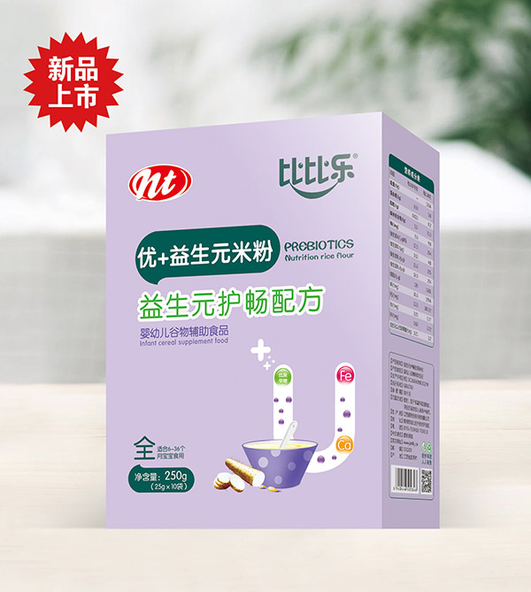 比比樂益生元護暢優(yōu)+益生元米粉 盒裝