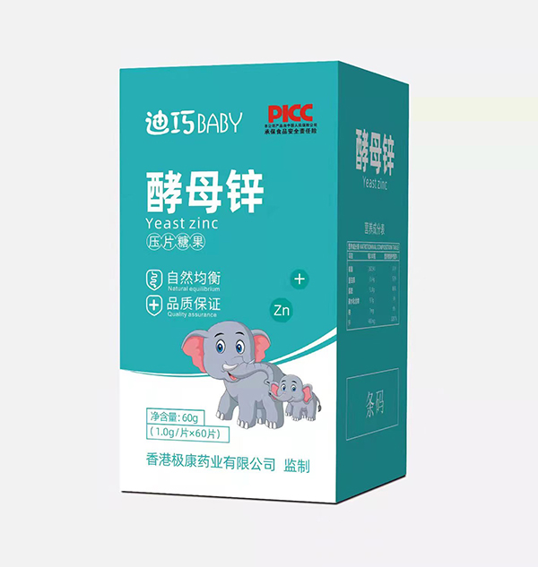 迪巧BABY酵母鋅壓片糖果