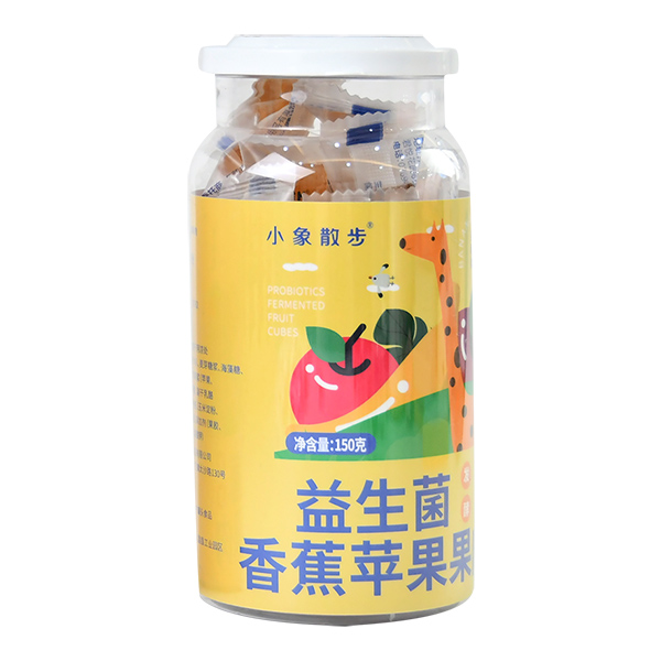 小象散步益生菌水果果肉-香蕉蘋果味