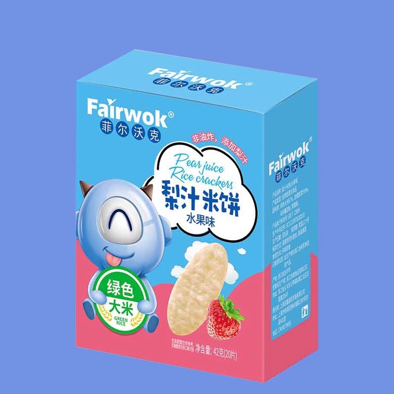 菲爾沃克梨汁米餅  水果味