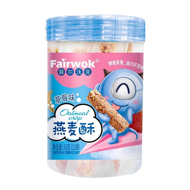 菲爾沃克燕麥酥 草莓味