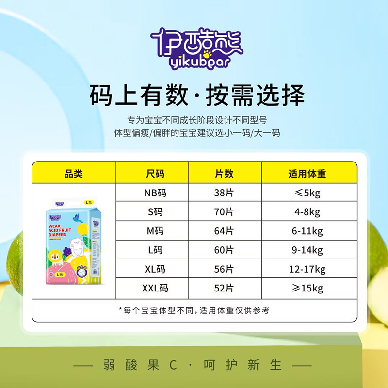 伊酷熊弱酸果C褲嬰兒紙尿褲拉拉褲01.jpg