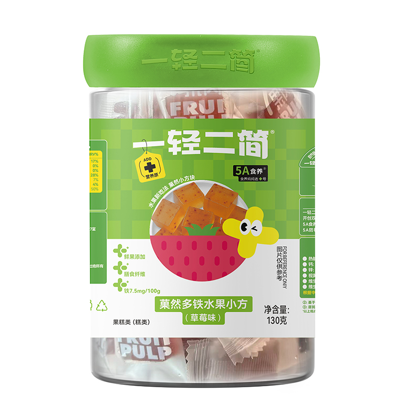 一輕二簡菓然多維水果小方(草莓味)