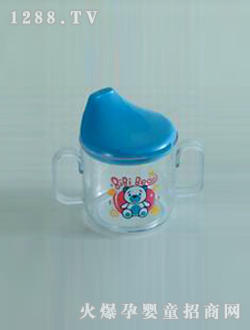 藍蓋透明學(xué)飲杯