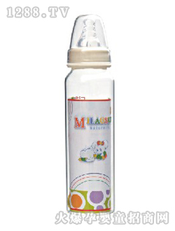 標(biāo)準(zhǔn)口徑晶鉆玻璃奶瓶