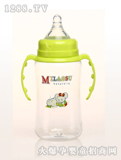 寬口帶手柄母乳實(shí)感奶瓶