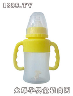 MILAOSU牌標(biāo)口硅膠奶瓶