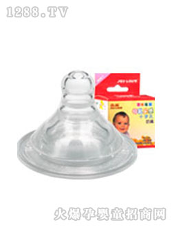 晶愛(ài)盒裝寬口徑母乳實(shí)感奶嘴