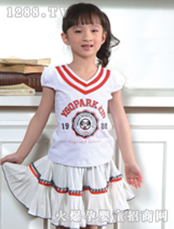 伊比奇白色時(shí)尚短袖