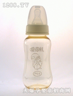 標(biāo)準口徑PES奶瓶180mL松鼠