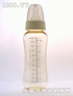 標(biāo)準口徑PES奶瓶240mL刻度