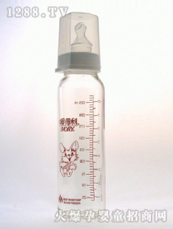 高耐熱玻璃奶瓶240mL兔子