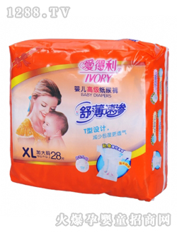 舒薄速滲嬰兒高級(jí)紙尿褲XL28