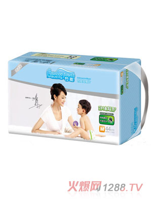 竹能凈味超爽紙尿片44M