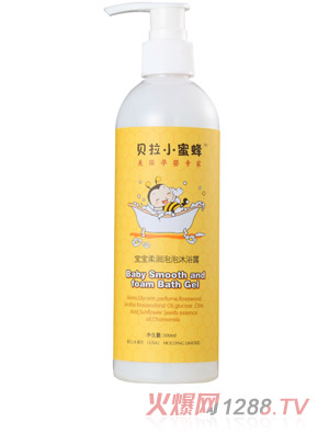 貝拉小蜜蜂寶寶柔潤(rùn)泡泡沐浴露