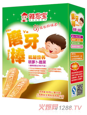 雅思寶胡蘿卜蔬菜機(jī)能營養(yǎng)磨牙棒