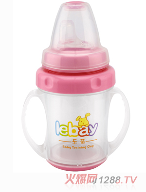 樂(lè)蓓嬰幼兒學(xué)飲杯6903粉紅色